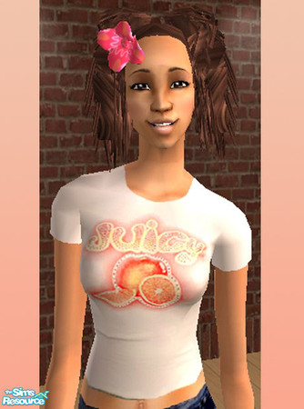 The Sims Resource - Juicy Tee