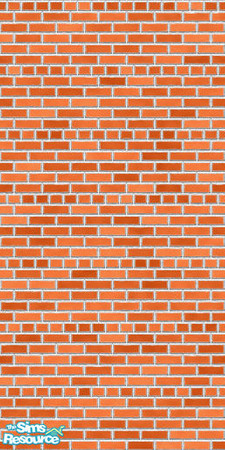 Sims 2 — Rising Tangerine Wall - Brick by simtorrents — This collection of walls and floors will take any room from