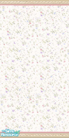 Sims 2 — Pink Floral 1b by ms_teree — Part of the Pink Floral Collection. Created by Ms Teree.