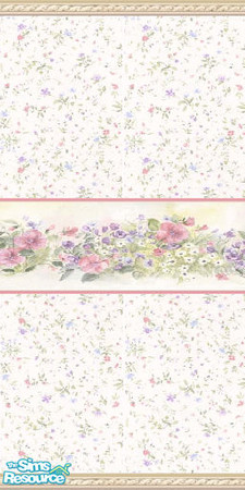 Sims 2 — Pink Floral 1 by ms_teree — Part of the Pink Floral Collection. Created by Ms Teree.
