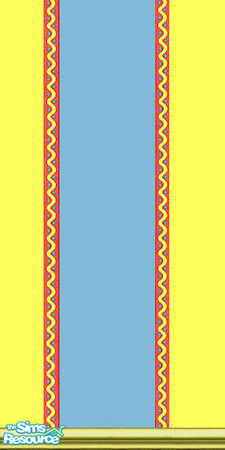 Sims 2 — Dumbo Striped by Lorah — Dumbo striped in yellow and blue.