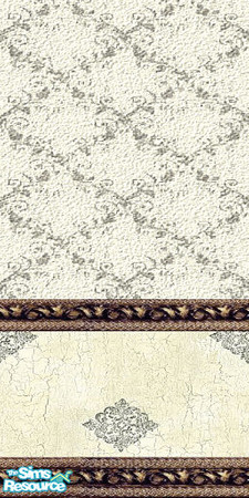 Sims 2 — Niema 6 by Lorah — Cream and grey wallpaper