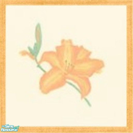 Sims 2 — Champagne Flower Floor Tile - Kitchen Se by oldmember_SavannahSims — This set has been designed to help your