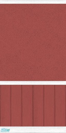Sims 2 — Delicious Cranberry Crisp Paneling Combo by tamlfra — 9 great, coordinating colors. 3 styles of every color;