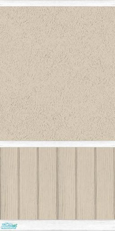 Sims 2 — Delicious Sahara Sand Paneling Combo by tamlfra — 9 great, coordinating colors. 3 styles of every color; stucco,