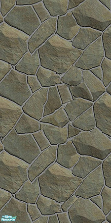 Sims 2 — Fieldstone Exterior by Halfcreek — created by Halfcreek