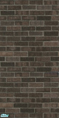 Sims 2 — Brown Brick by Halfcreek — created by Halfcreek