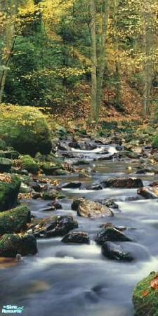 Sims 2 — Forest Stream Mural - Part 2 by brittie — Part 2 of 3. Enjoy!