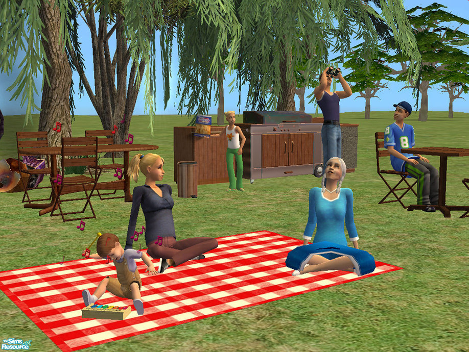 The Sims Resource Picnic Fun Picnic Blanket