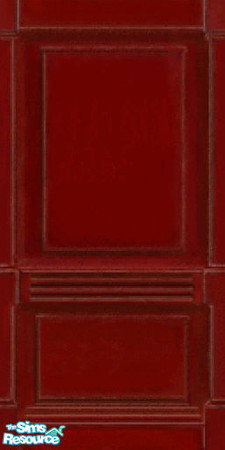 Sims 2 — Bring on the Nightlife Red Paneling by c_literati — The "Primarily Red Paneling" from Unleashed, now