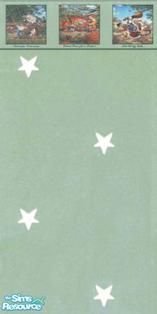 Sims 2 — Fairytale by Astarta — Simpel wallset with pictures from fairytales.