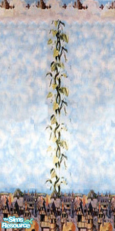 Sims 2 — Kids misc set 2 by Astarta — Jack the Beanstalk, Sesamy Street, Curius George. 3 popular wallpapers for kids.