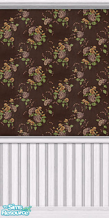 Sims 2 — Fig Charlotte White 1 by Quiltreker — This is one of 14 walls in the Southern Charm Fig Collection Charlotte