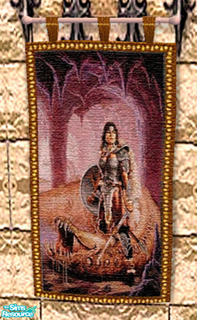 Sims 2 — The worm has turned by ljkane — This is the second in the sets of Medieval tapestries 