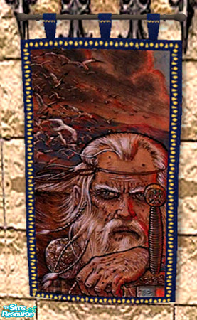 Sims 2 — The Seafarer by ljkane — This is the second in the sets of Medieval tapestries 