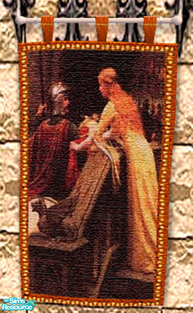 Sims 2 — The Ladies Favor by ljkane — This is the second in the sets of Medieval tapestries 