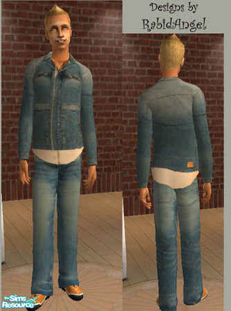 Sean John Jean Jacket and Jeans Outfit