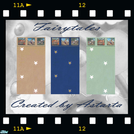 Sims 2 — Fairytale by Astarta — Simpel wallset with pictures from fairytales.