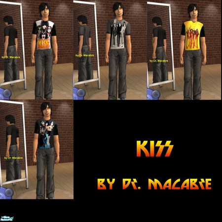 Sims 2 — Kiss Set 2 by Dr. Macabre — Gee can anybody out there figure out I love Kiss. Yep they are one of my all time