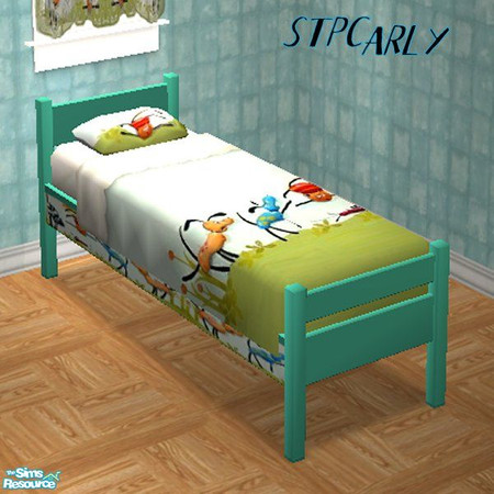 Sims 2 — Crazy Pets Bed Frame by STP Carly — Crazy Pet's designed kid's furnishings, adding a little fun to kid's rooms.