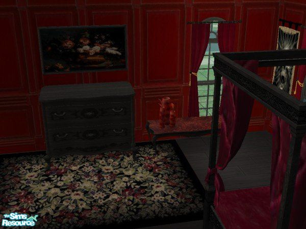 Sims 2 — Bring on the Nightlife Vase by c_literati — A red vase for the lilies. 
