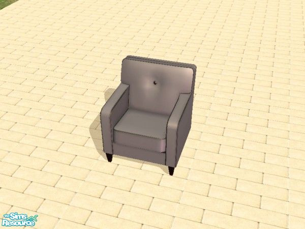 Sims 2 — 21 Blue Suede Chairs - Smokin by dddrake — Hey, that's the name of it, not the color. ;) Made to match the Maxis