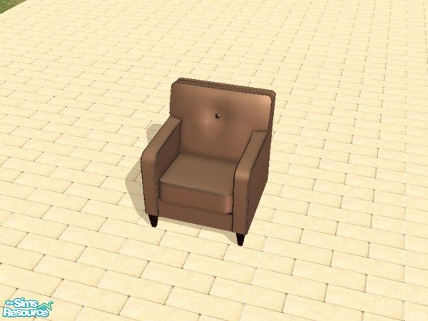 Sims 2 — 21 Blue Suede Chairs - Mississippi Mudsl by dddrake — Hey, that's the name of it, not the color. ;) Made to