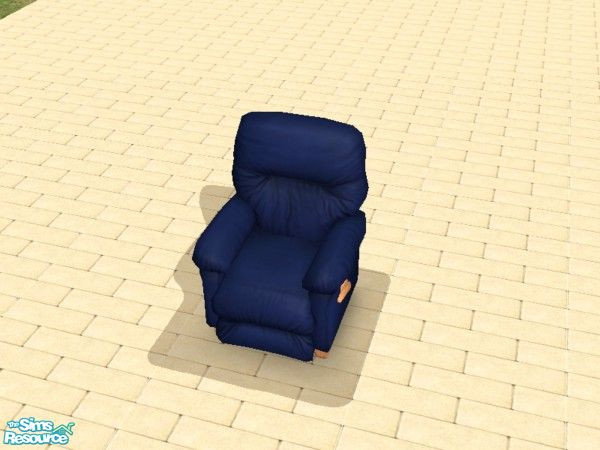 Sims 2 — 21 Cheap Eazzzzze Puffy Recliners - Corn by dddrake — Comfort to the max is experienced in puffy cushiony
