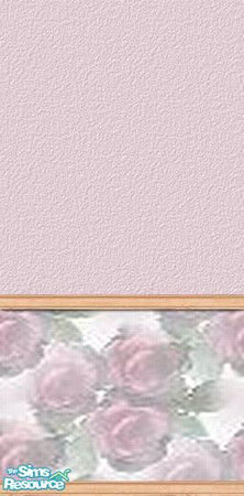 Sims 2 — Carebear's Tearose Collection by oldmember_carebear71 — A set of contemporary walls with a country flair.