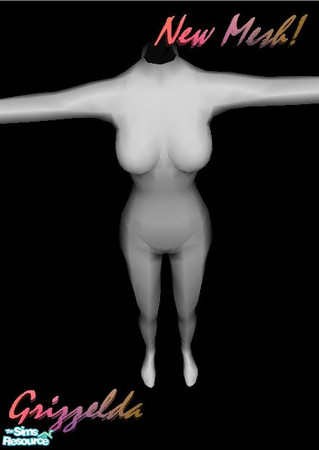 Sims 2 — mesh_lcmbuxomvbeauty051405 by Grizzelda — This new mesh is very versatile. Feel free to recolor with credits. 
