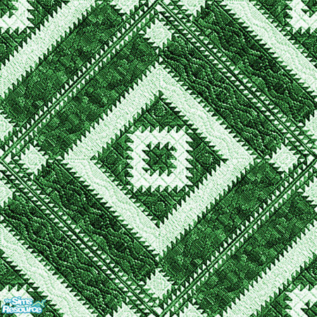 Sims 2 — Feathered Diamonds - Green by maylynn55 — I have tested all my floors in my Sims 2 game before offering them to