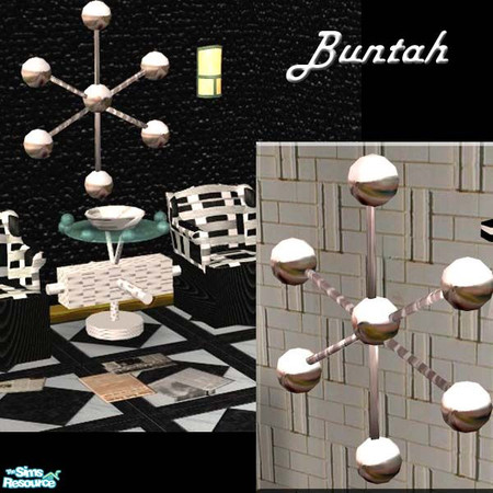 Sims 2 — Chrome Wall Art by buntah — This requires the base mesh file in this set.