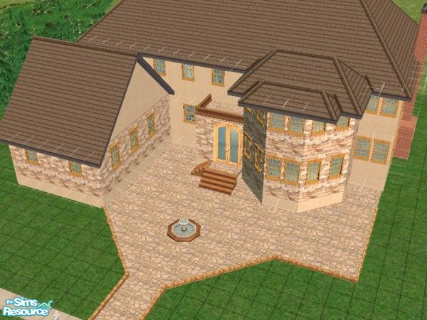 Sims 2 — Queen Square by JFord047 — Based on a real life house up for sale Queen square is set in a medium plot. It has 4
