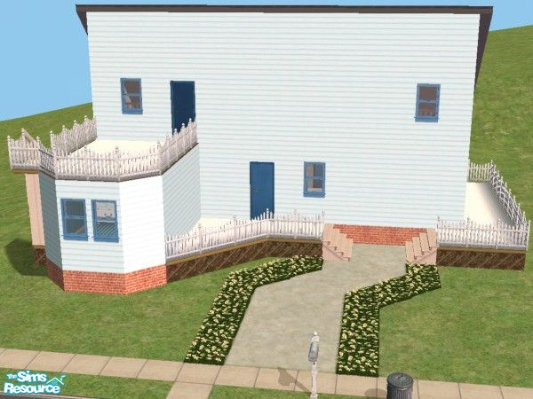 Sims 2 — 5 Starter Lane by NightRowan — This lovely little seaside cottage is the perfect starter home for your family.