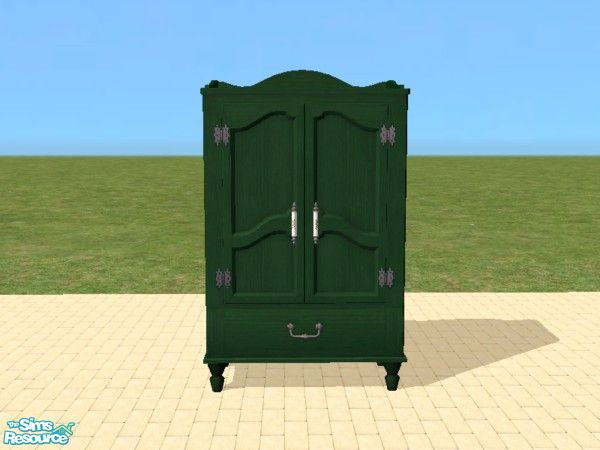 Sims 2 — 21 Anti-Quaint-Ed Ltd. Ed. Armoires - Gr by dddrake — 21 new colors for the "Anti-Quaint-Ed" Ltd. Ed.