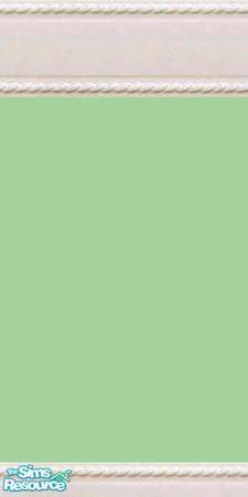 Sims 2 — Green&SeaShells Wall by Queen_Of_The_Stone_Age — -