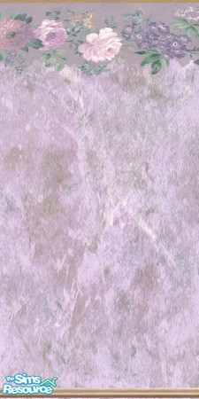 Sims 2 — PF_Purpel by Astarta — Another floral wallcovering set.