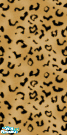 Sims 2 — Animal Kingdom 3 by EarthGoddess54 — 3 of 5. Leopard print accessory wallpaper to match the animal mural. Enjoy!