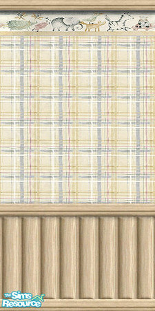 Sims 2 — Funky Animals - wallpaper 1 by Bitzybus — Wallpaper to match the "Funky Animals Toddler set".