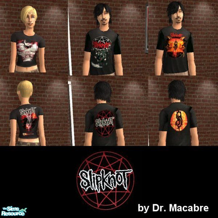 Sims 2 — Slipknot Set by Dr. Macabre — Here is a set dedicated to a truely sick and twisted group. Don't get me wrong, I