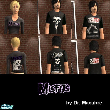 Sims 2 — New Misfits Set by Dr. Macabre — I figured that for any band that has rocked us for over 25 years, (going on 28)