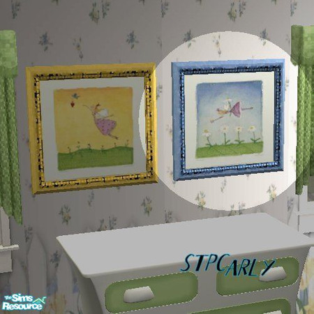 Sims 2 — Princess Blue Fairy Art by STP Carly — Every Princess needs her own flower garden and what perfect way to