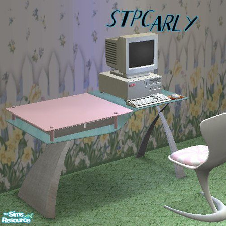 Sims 2 — Princess Pink Desktop by STP Carly — Every Princess needs her own flower garden and what perfect way to surround
