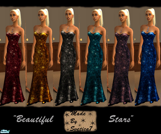 Sims 2 — Beautiful Stars Set by svetica7 — Your young adult wants to feel like a beautiful star. For a night when dreams