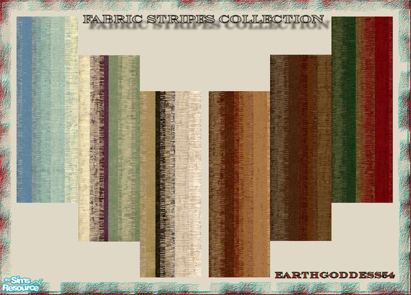 Sims 2 — Fabric Stripes Collection by EarthGoddess54 — More designer style at a price you (or your sims) can afford!