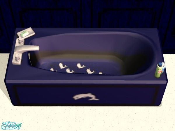 Sims 2 — Dolphin Tub by NightRowan — Part of the Dolphin Add-On Set meant to be used in conjunction with my Navy Starter