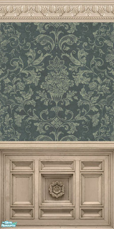 Sims 2 — Green Dakask by Halfcreek — created by Halfcreek