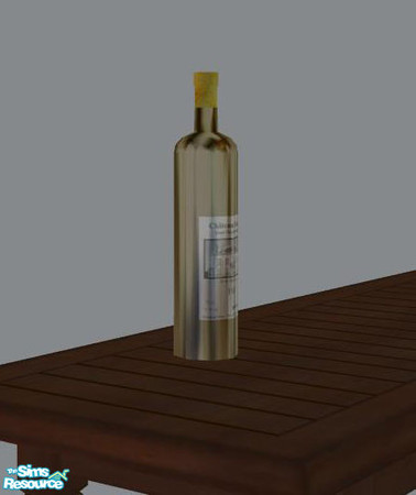 Sims 2 — PB Bali Outdoor Decoset - Winebottle by ShinoKCR — 