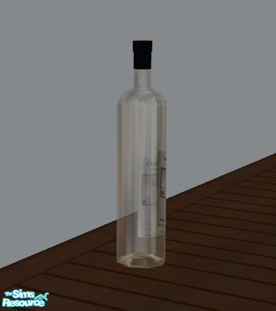 Sims 2 — PB Bali Outdoor Decoset - Winebottle recol white by ShinoKCR — 