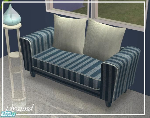 Sims 2 — Blue Eyes - Arizona Recolor - Loveseat by tdyannd — 